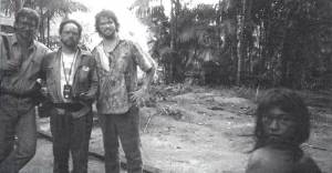 Phil Cousineau, Brian Danitz, and Chris Zelov in the Amazon.