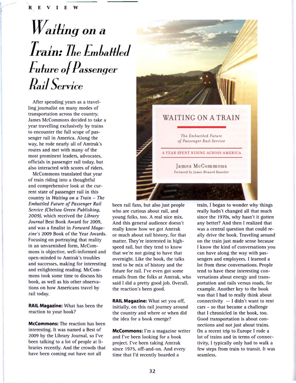 RAIL magazine review