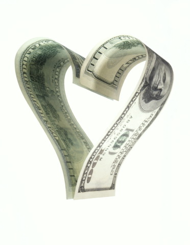 Money heart