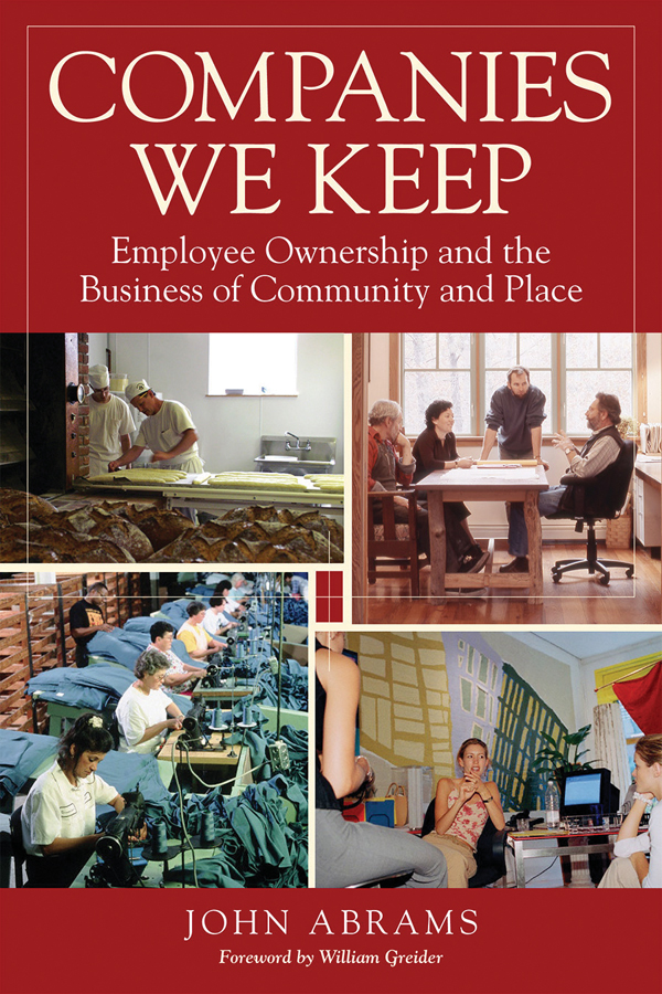 Companies We Keep Cover Companies We Keep Cover