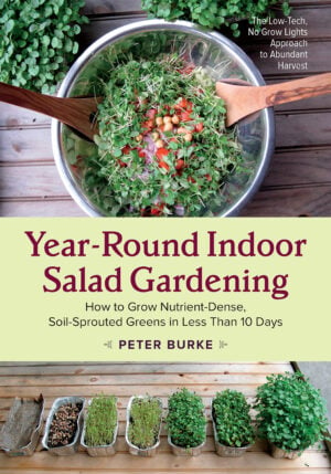 The Year-Round Indoor Salad Gardening cover