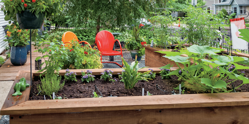 Raised garden beds