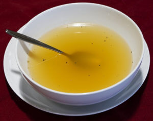 Stock in a bowl