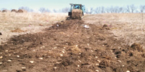 tractor and dirt