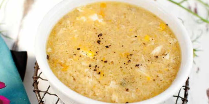 Soup_HealYourGut A bowl of egg soup