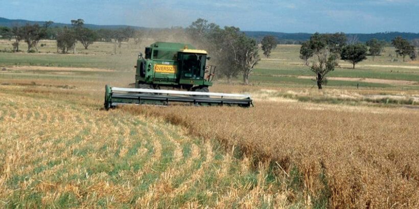 Tractor-banner-CallOfTheReedWarbler tractor in field