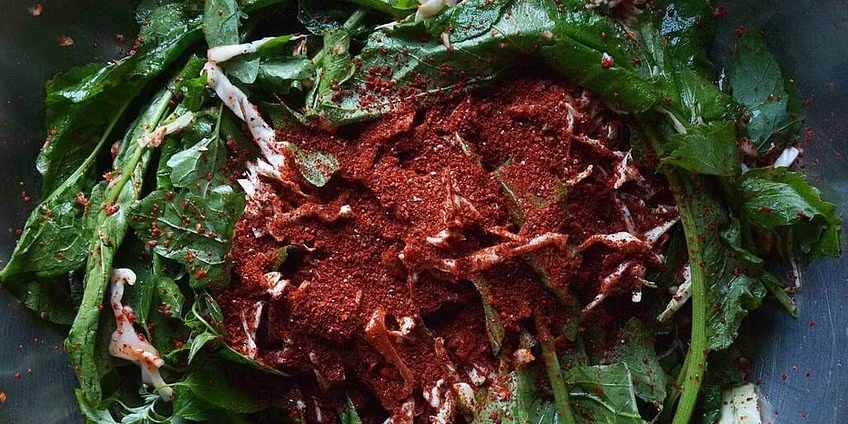 Wild Green Kimchi_The New Wildcrafted Cuisine Wild Green Kimchi_The New Wildcrafted Cuisine