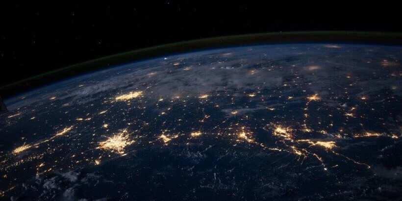 lights from space