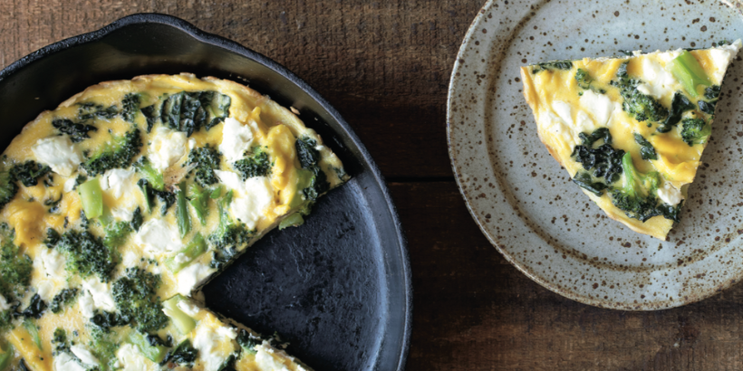 frittata_foragercheff_book broccoli frittata