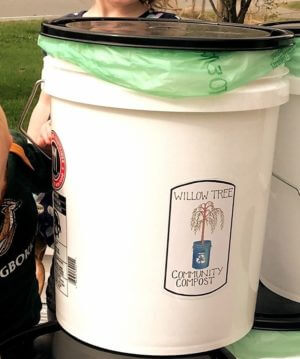 willow tree community composting bin