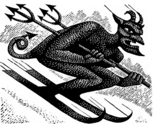 devil skiing
