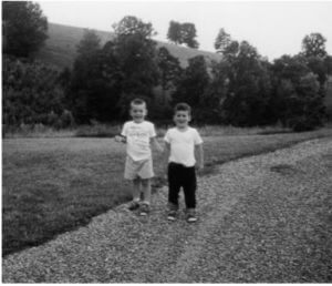 Charles Thompson and cousin Bruce Martin