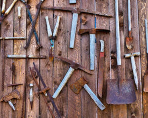 tools on table