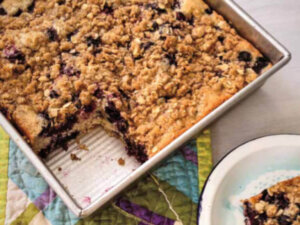 huckleberries in dessert