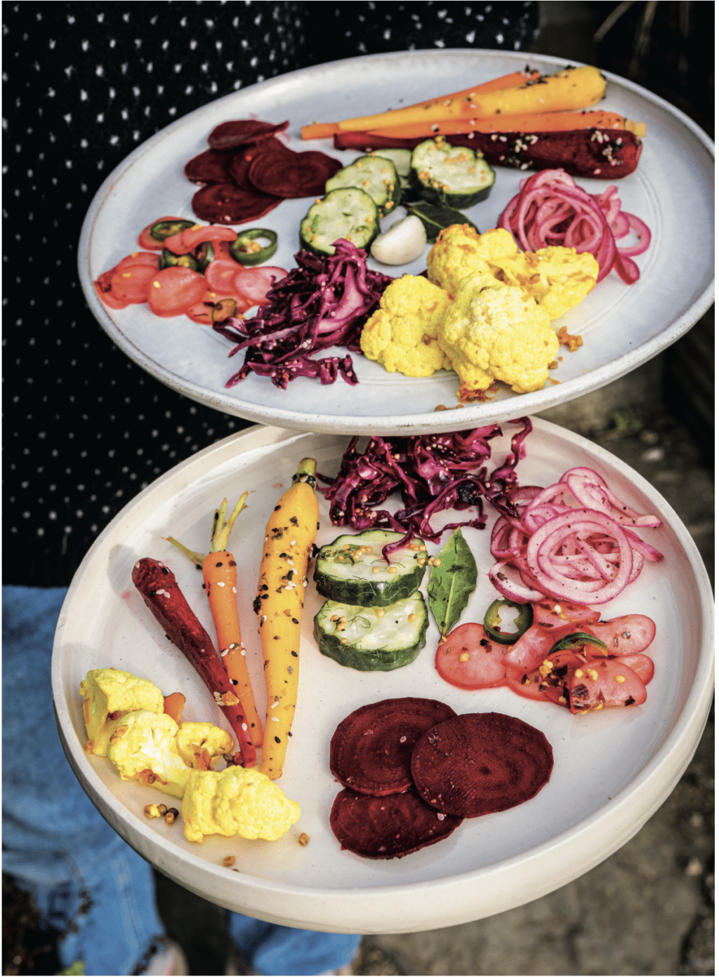 Rainbow Pickled Veg Plate A Taste of Summer