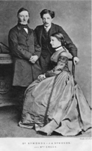 symonds, sister and father