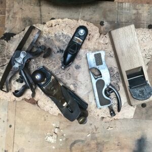 tools on bench