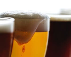 Apple cider in a glass