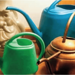 watering cans